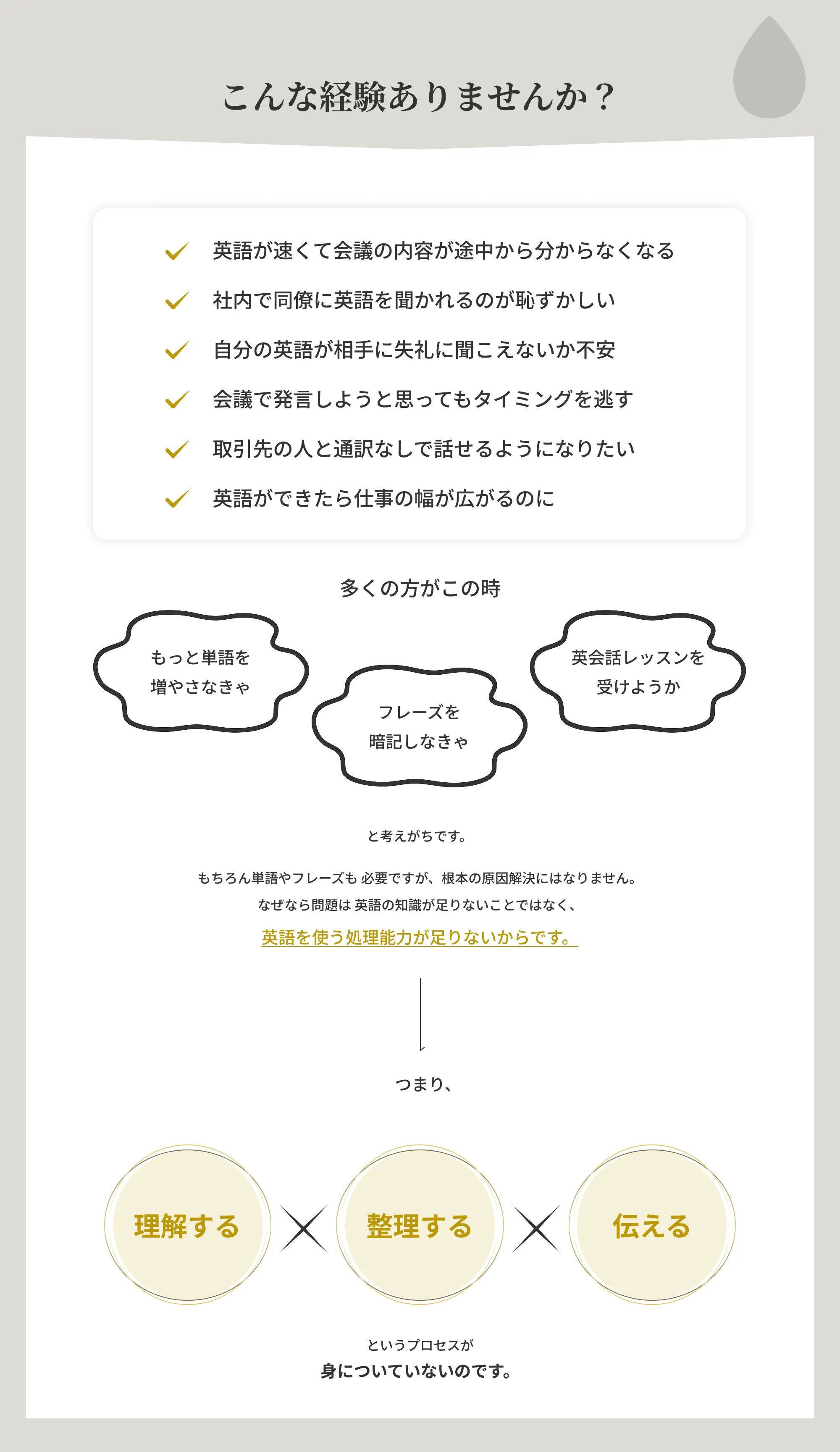 こんな経験ありませんか？